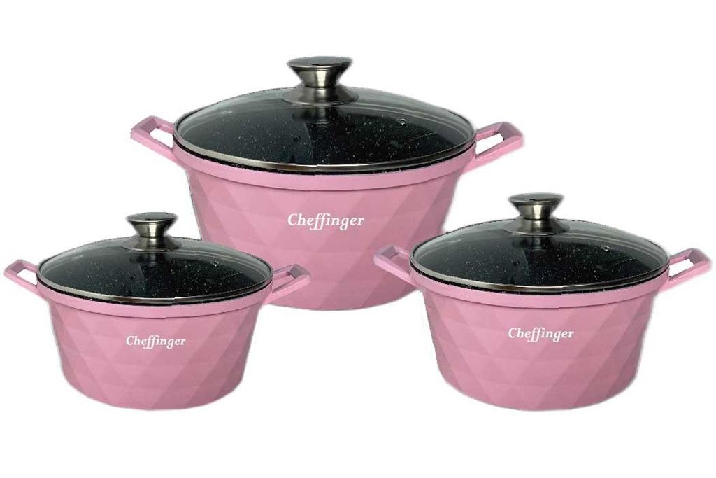 Cheffinger Kochgeschirr Set - Diamond Line - 6-teilig - 20, Produktbild 