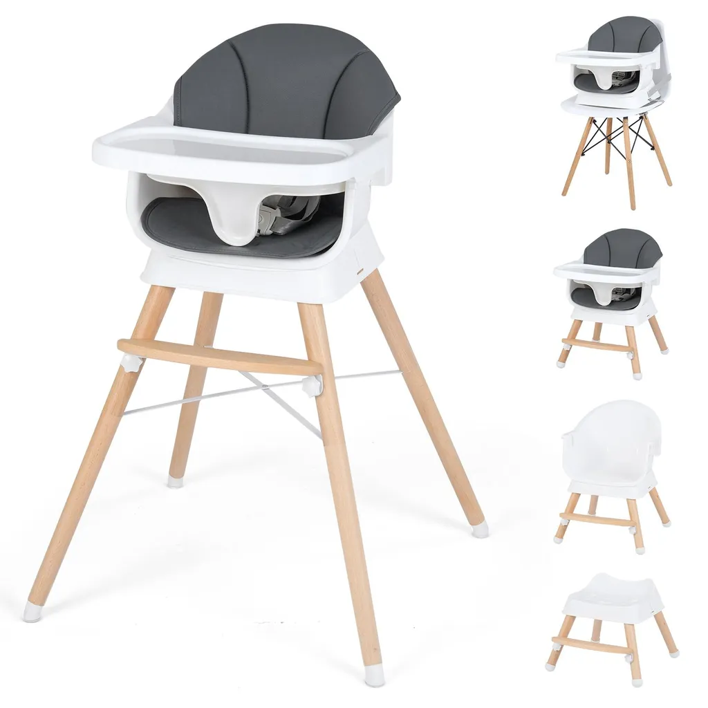 Chaise haute bébé 6-36 mois modulable pour repas et jeux sécurisés