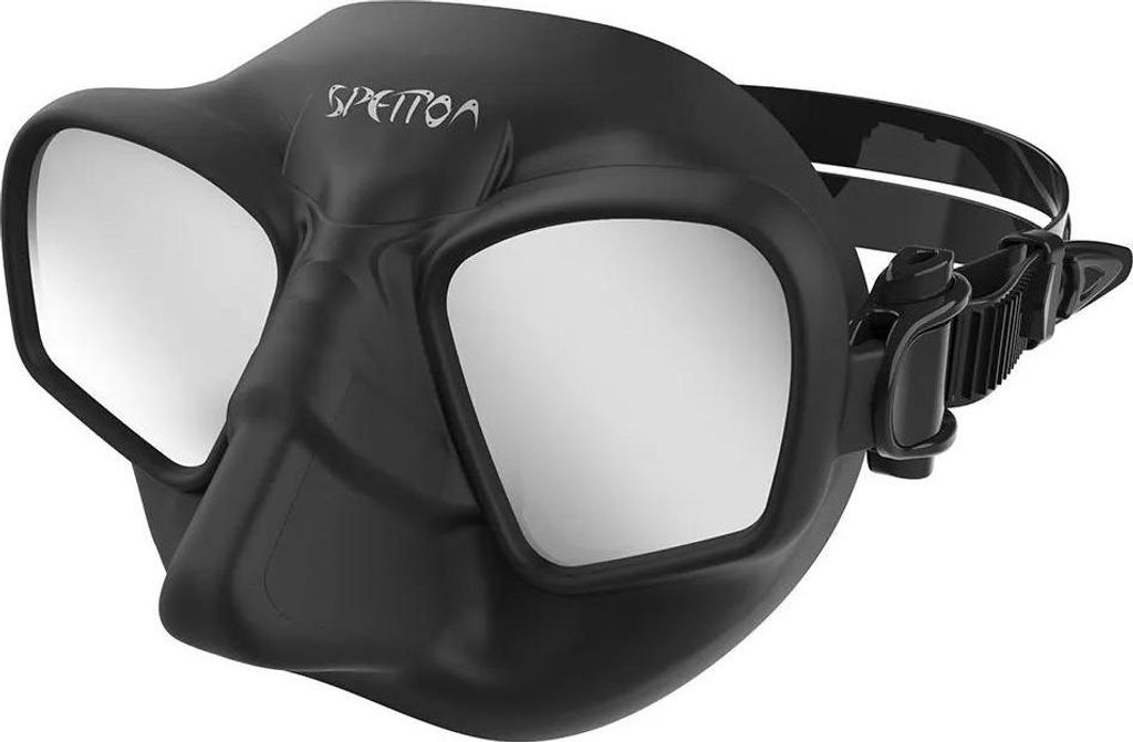 Spetton Phantom Smoke Speerfischen Maske Schwarz Schwarz One Size