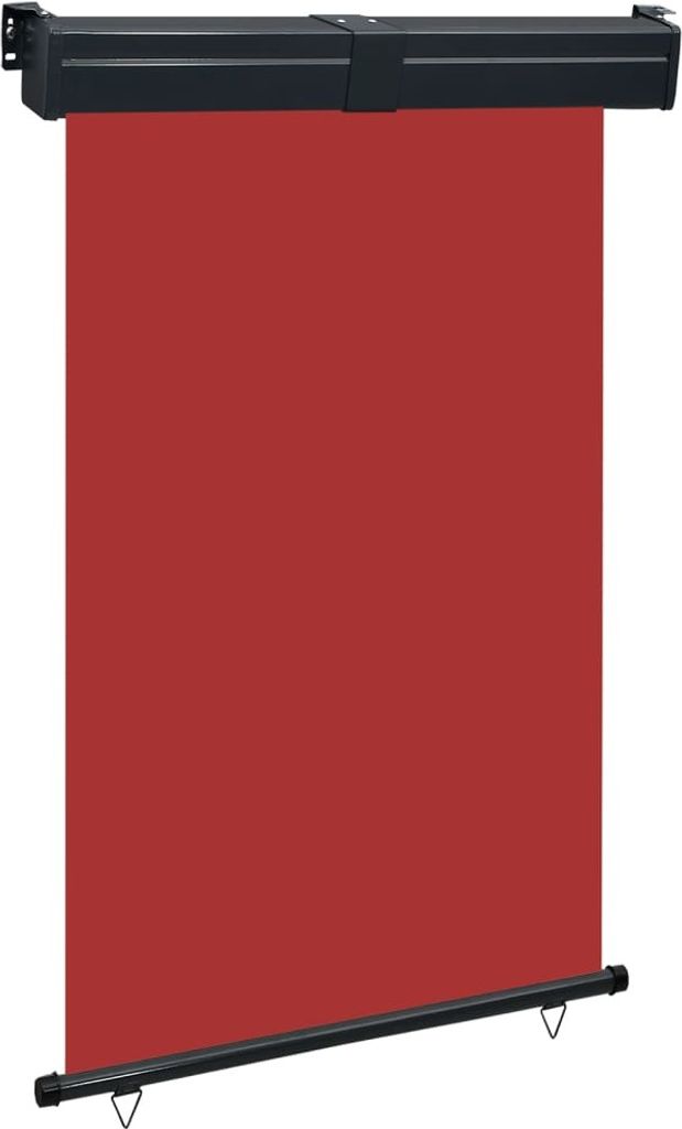 Balkon-Seitenmarkise 125x250 cm Rot