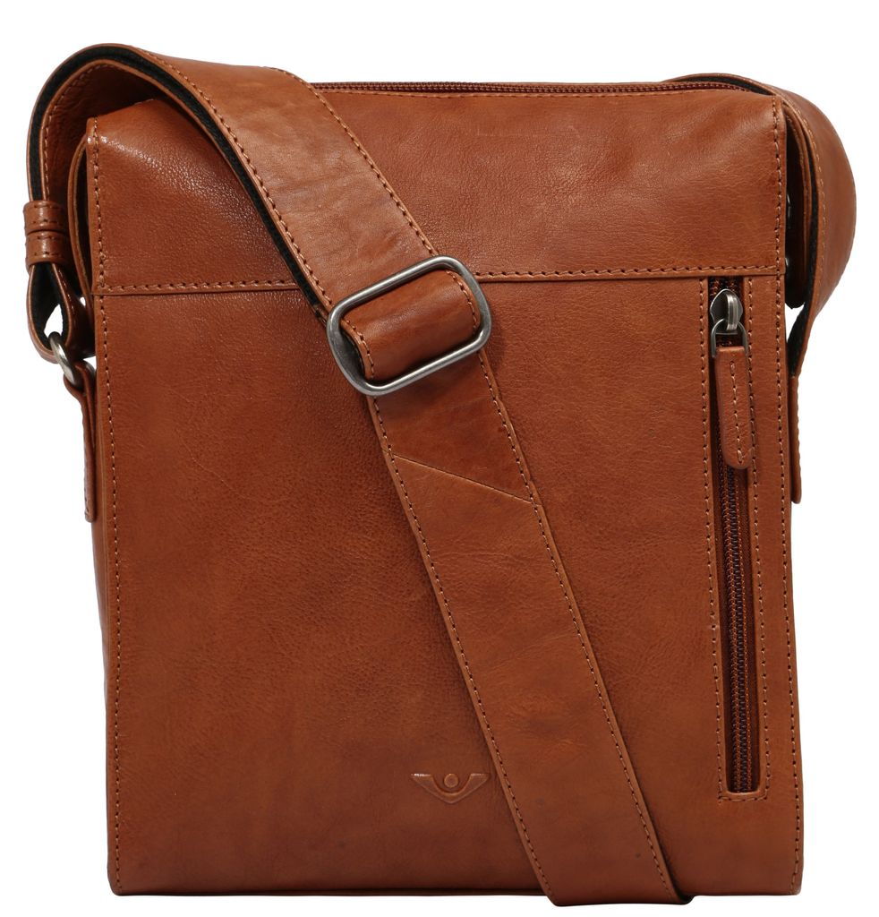 Voi Ledertasche Patrik Umhängetasche cognac