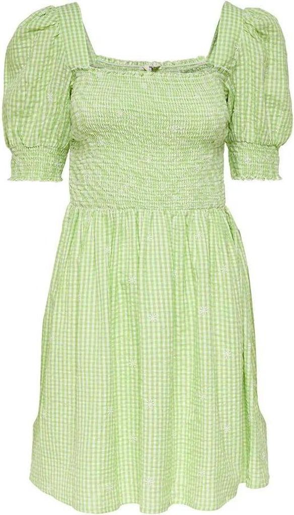 Only Flow Smock Kurzes Kurzarmkleid Grün M Damen Grün M