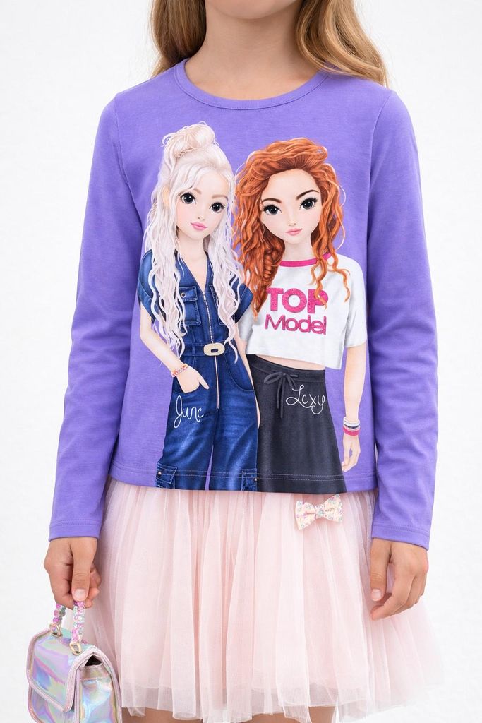 TOP Model Mädchen Langarmshirt „June & Lexy“ 75027 violett – Größe 152