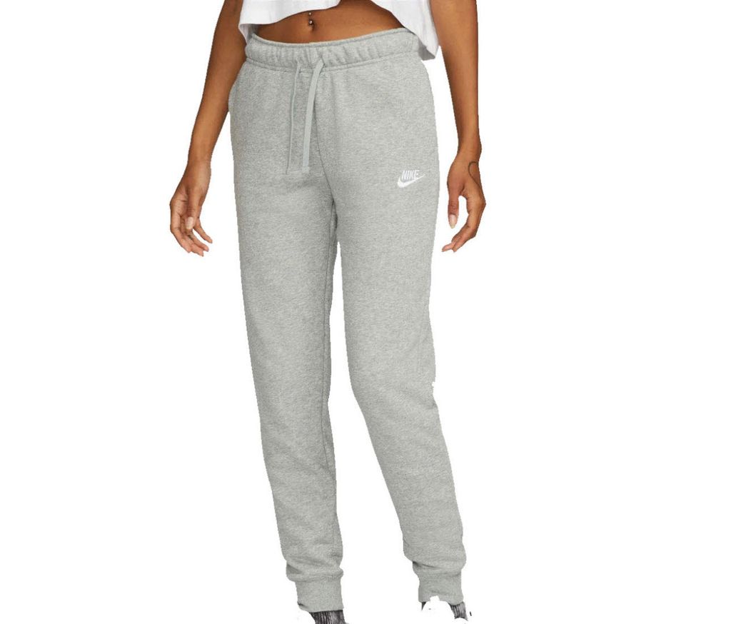 Nike W Nsw Club Flc Mr Pant Std 063 Dk Grey Heather/White S Zdjęcie produktu 2