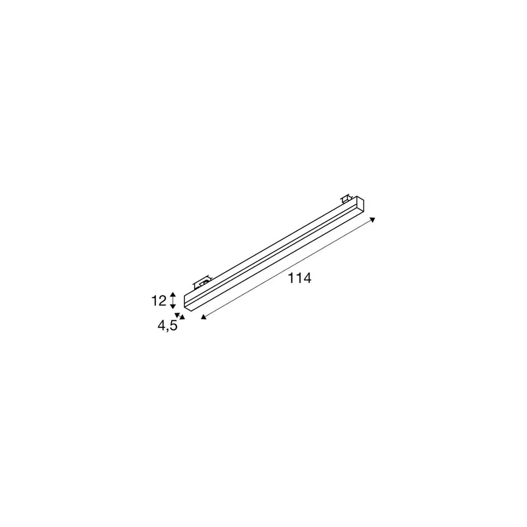 Projecteur LED Triphasé CCT Noir pour Rail DALI Sight Track Design