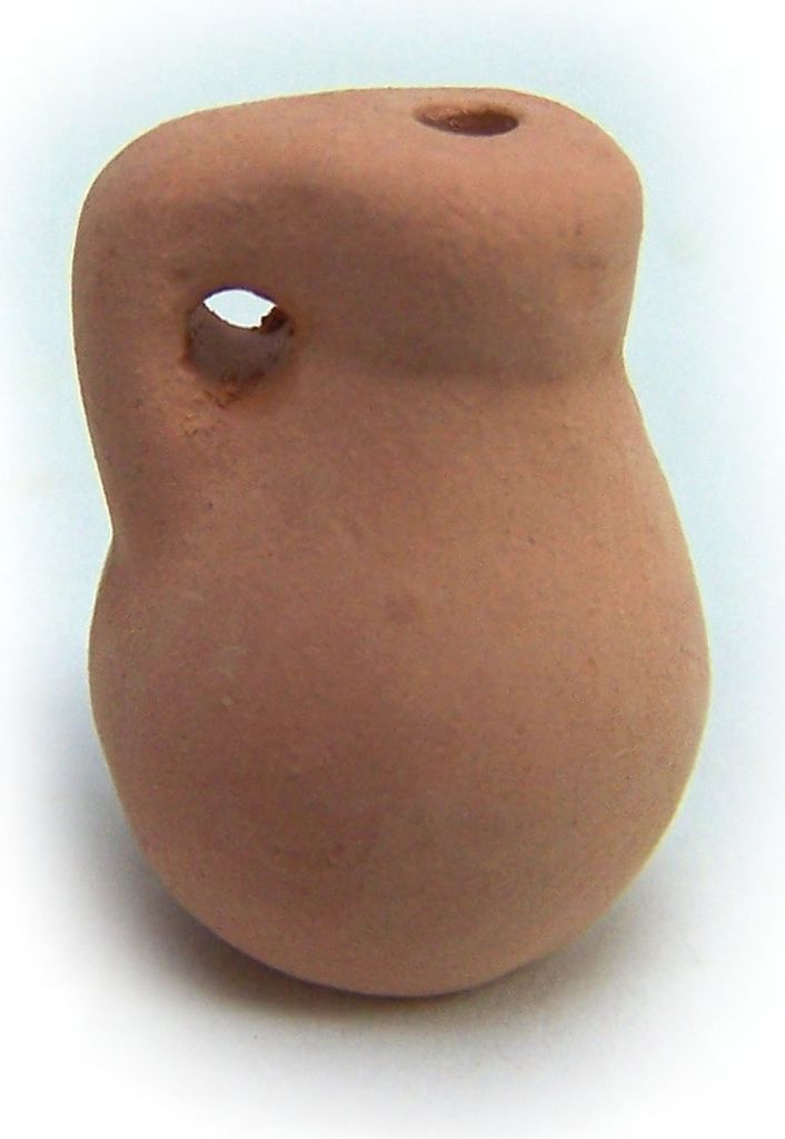 Miniatur Krug aus rotem Ton, 1,5 cm hoch, für Produktbild 