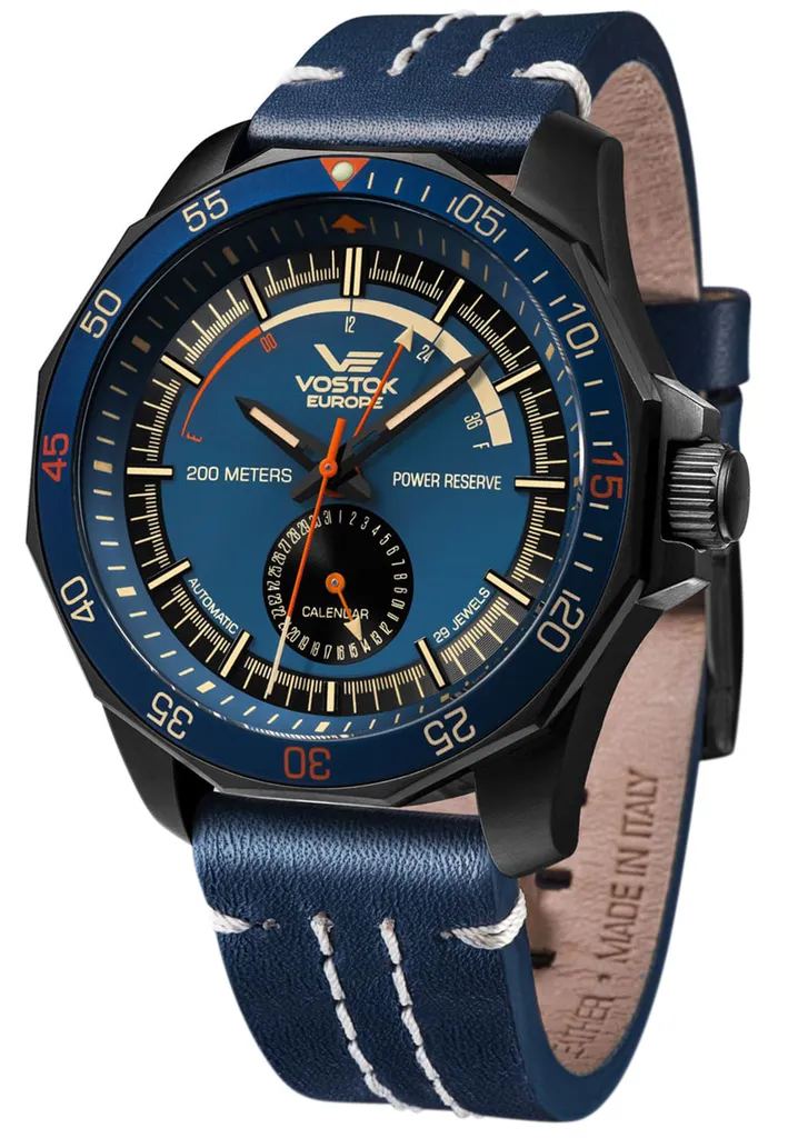 Montre Automatique Vostok-Europe N1 Rocket NE57-225C564 Cuir Marron