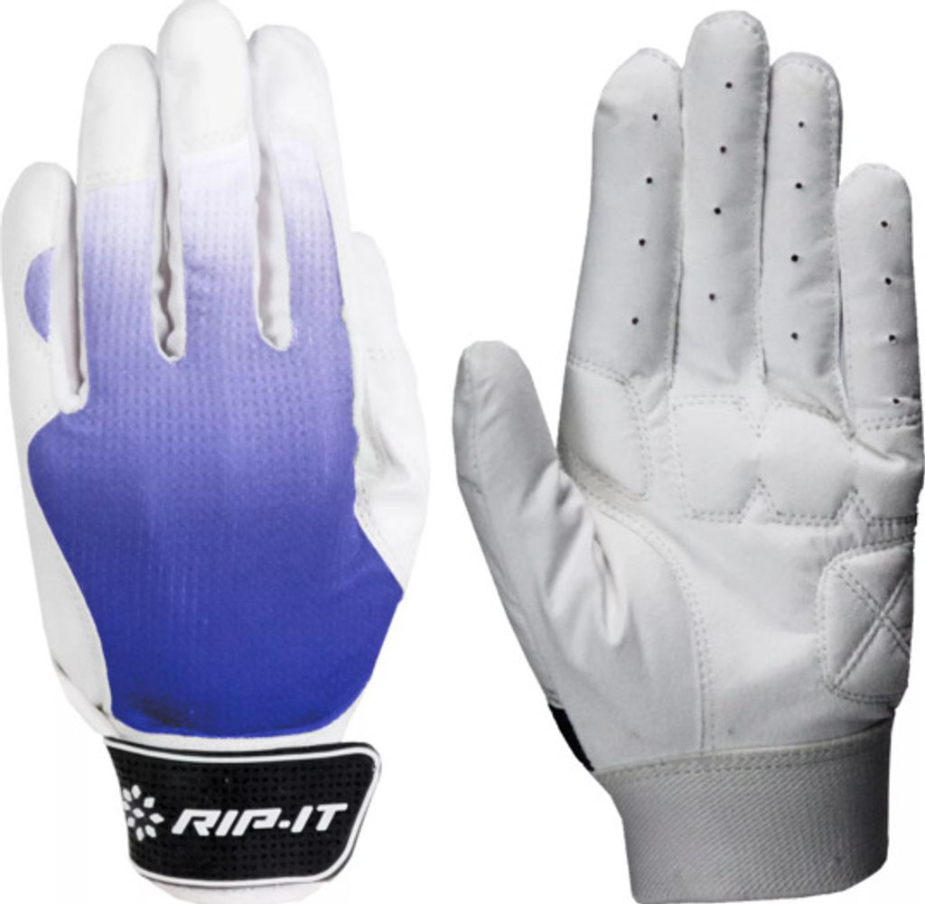 RIP-IT Womens Blister Control Fastpitch Softball Women ́s Batting Glove L Royal Baseball/Softball Artikel