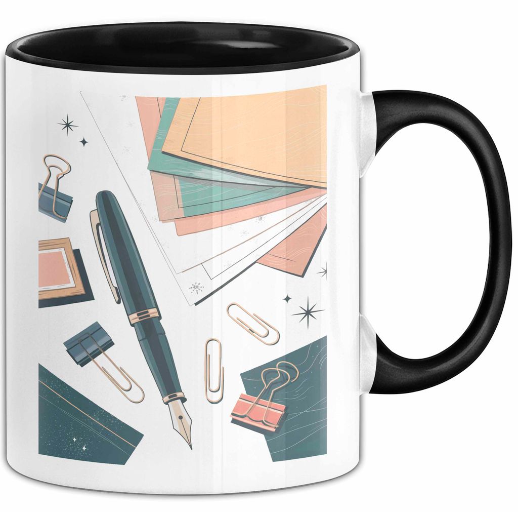Schrein Nerd Tasse Geschenk Lustige Geschenkidee Spruch Für Papier Liebhaber (Schwarz)