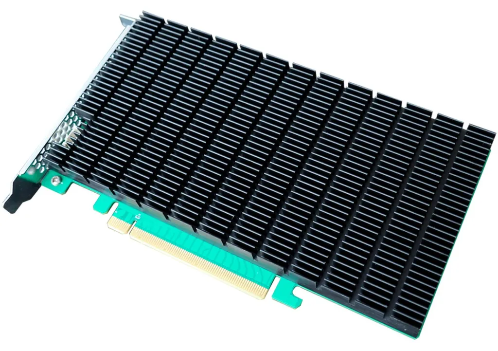 Contrôleur NVMe HBA 4 Baies M.2 vers PCIe 3.0 avec Bande Passante x16