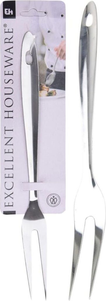 12x Edelstahl Fleischgabel Küchen Braten Tranchier Grillbesteck Spießer Wender