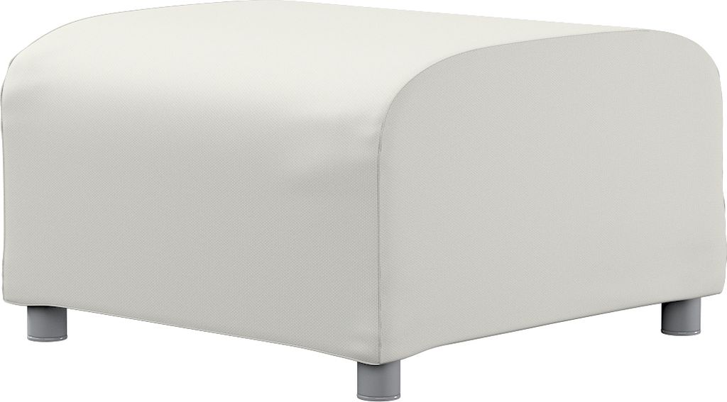 Dekoria Bezug für Klippan Hocker, hellgrau, Husse, Klippan Hocker