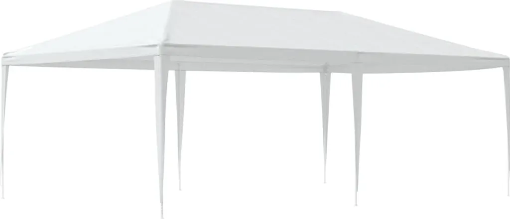 vidaXL Tenda per feste 4 x 6 m bianco - 4