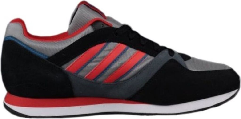 Adidas Herren Schuhe, Modell ZX 100, in Schwarz, als flache Halbschuhe mit Schnürung