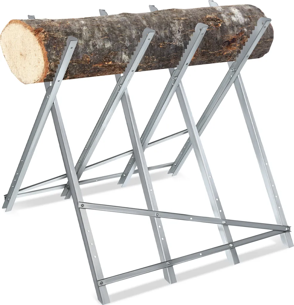 Sessamen-LP Cavalletto Taglialegna Professionale Metallo 150kg