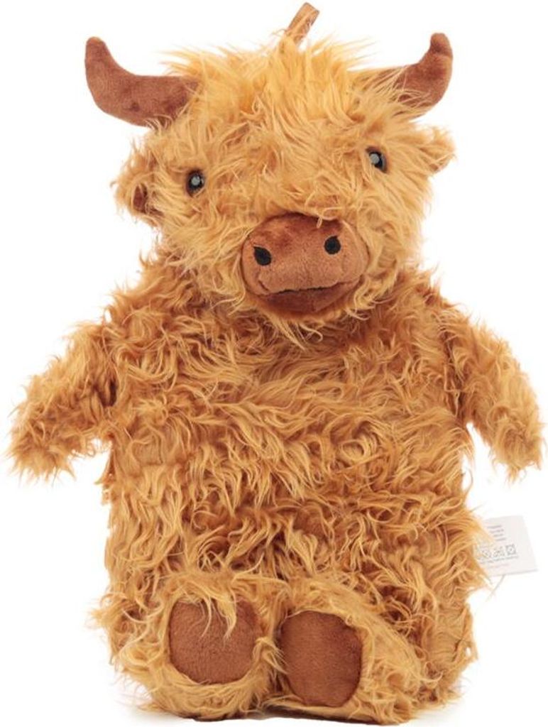 Wärmflasche Highland Coo Kuh Plüsch Hülle Bettflasche 2-tlg. ca. 41 x 25 x 6 cm