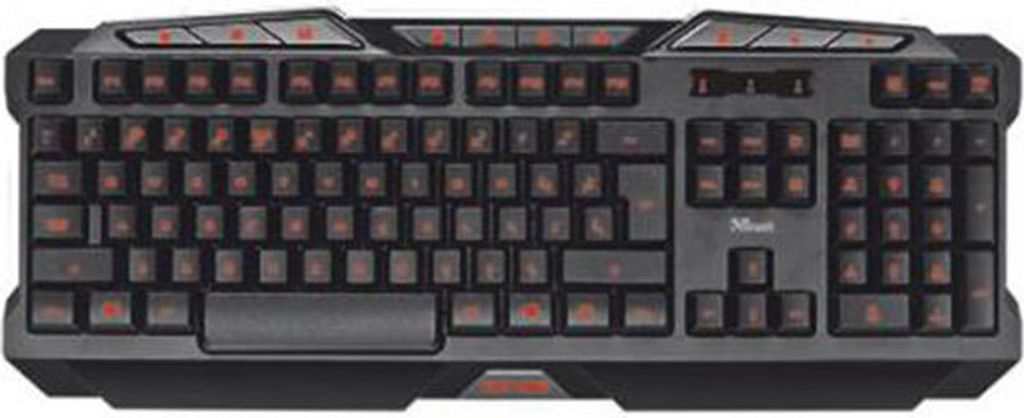 Trust 18913 GXT 280 Tastiera da gioco illuminata a LED DE Immagine del prodotto 