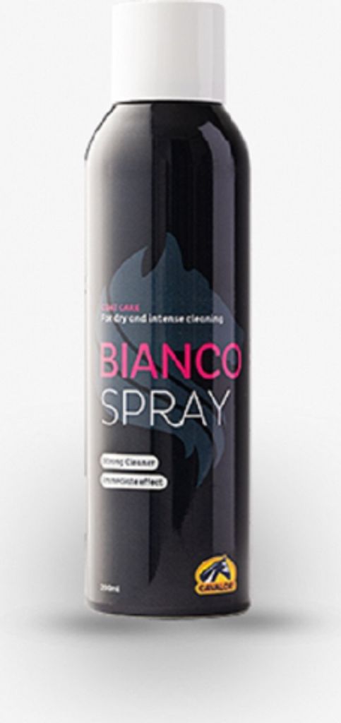 Cavalor Bianco Fleckentferner für Pferde, ohne Wasser, schmutzabweisend, nährt & befeuchtet Fell, 200 ml