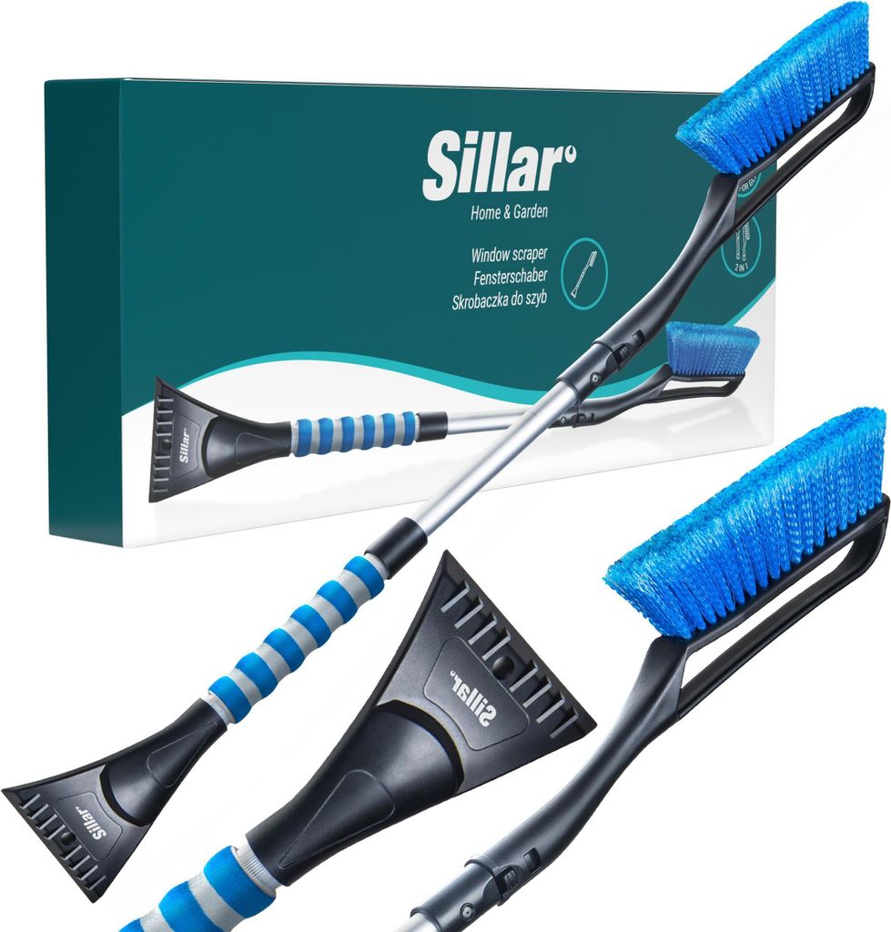 Sillar, sněžná smetka 2 v 1 s odstraňovačem ledu, Obrázek produktu 