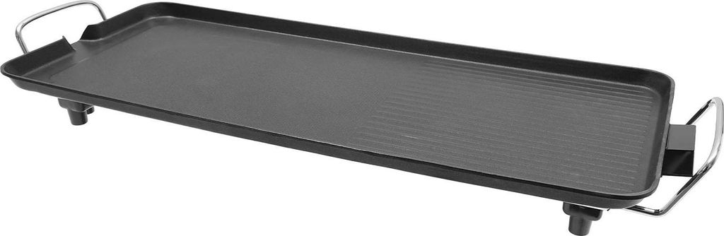 Tragbarer Elektrogrill für draußen - Elektrogrill - 1500 W - Grillfläche 68×28 cm - Temperatur 0–250 °C - Aluminiumlegierung - Kabel 1 m - S...
