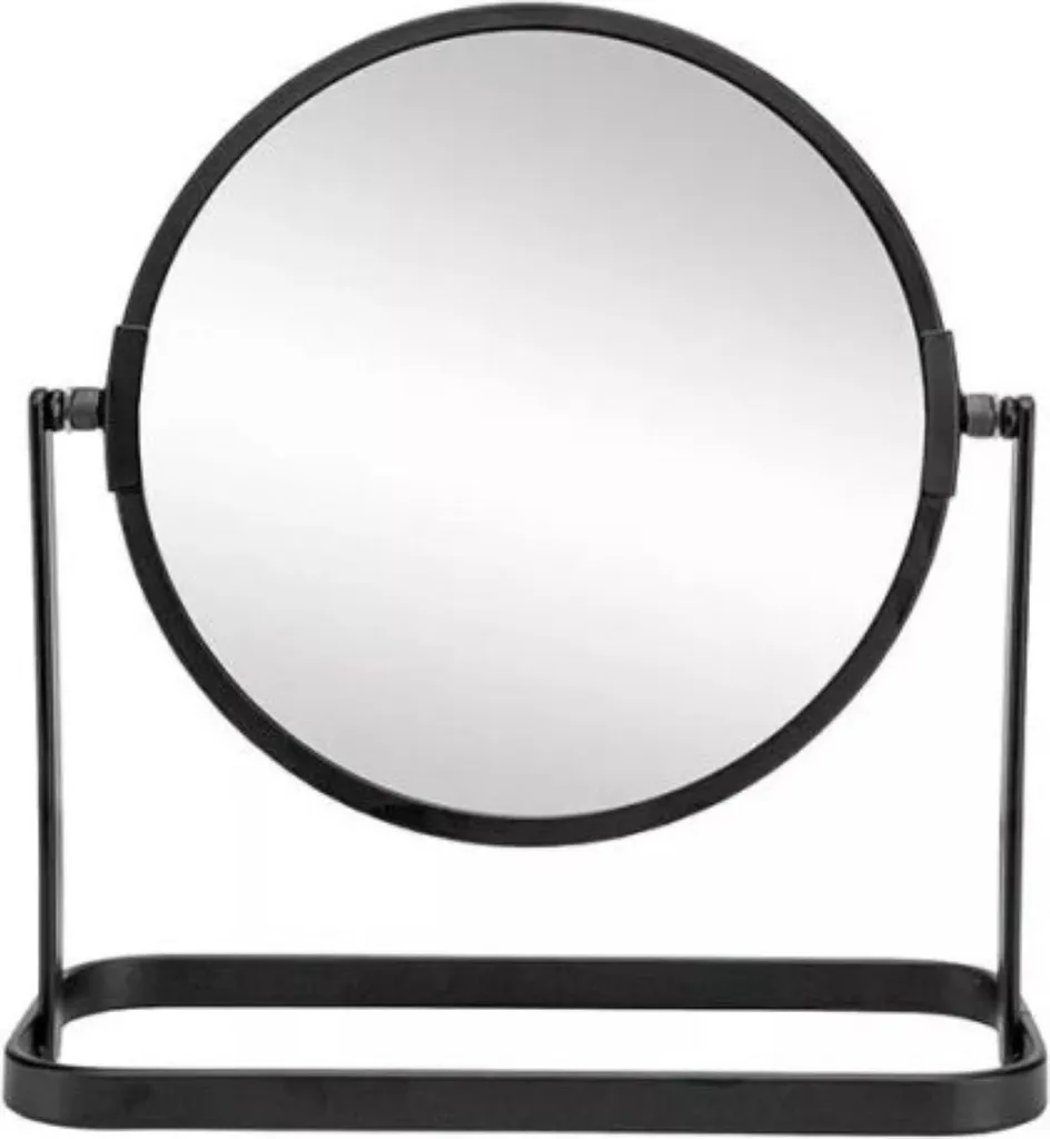 Miroir cosmétique FRAMEWORK MIRROR Noir Kleine Wolke - Design Carré Chic