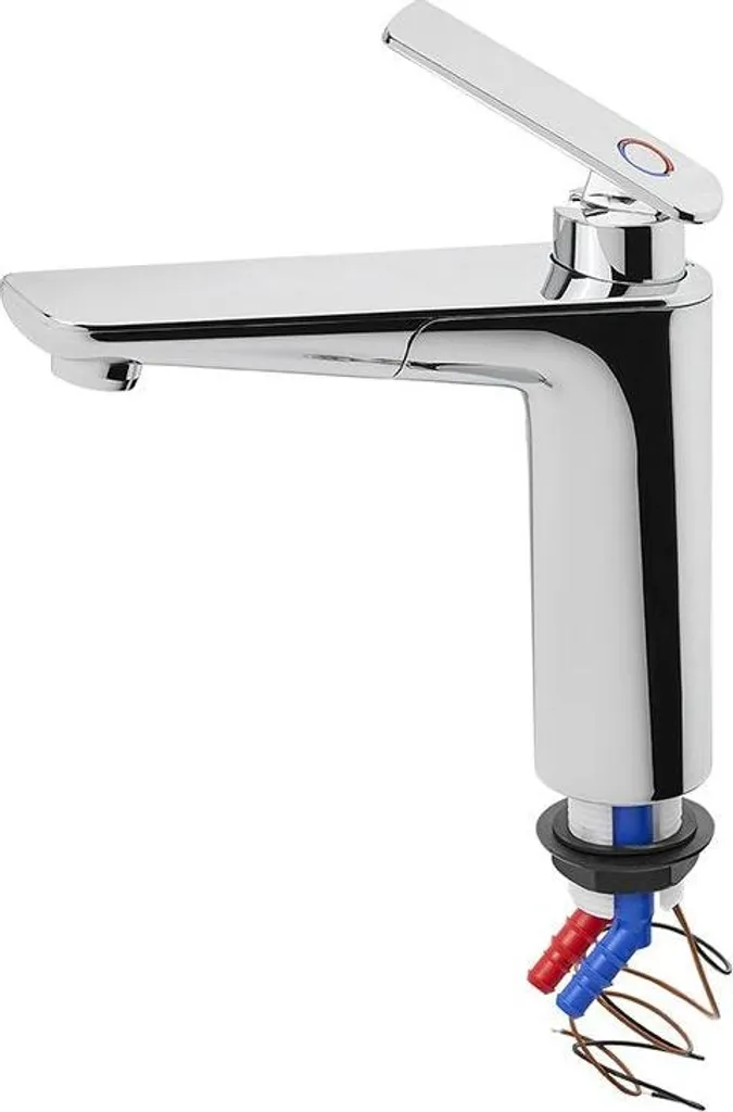 Mitigeur de cuisine chromé Ø33 mm - Robinet évier classique Silver