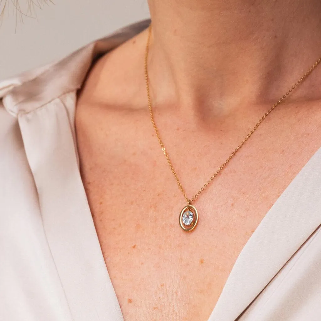 Collier Robuste Ao Ojnn38G qui ne Noircit Pas pour Peau Sensible