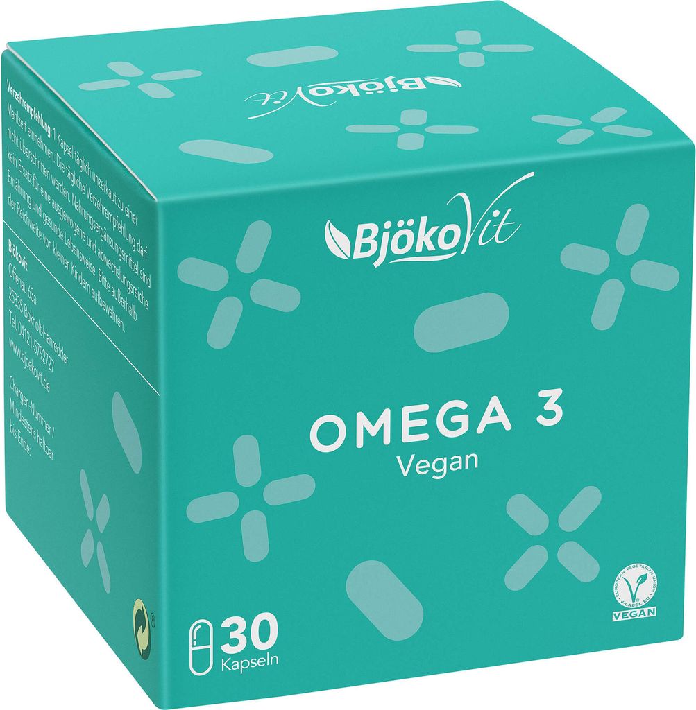 Omega-3 DHA+EPA vegan Kapseln, 30 St KAP