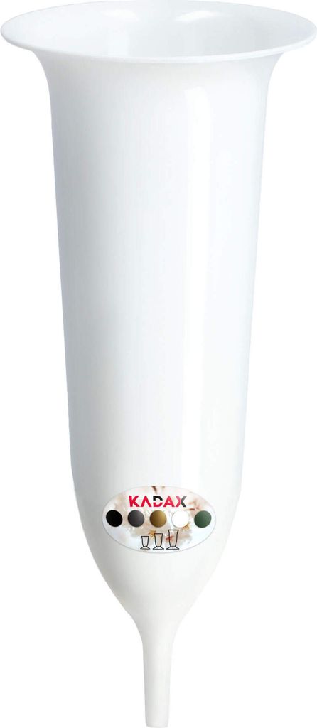 KADAX Kunststoff-Grabvase "Latera", Friedhofsvase, Vasen, Produktbild 