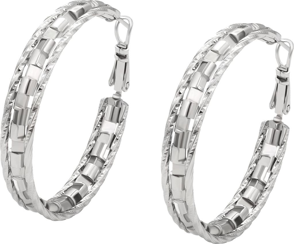 joella damen ohrringe - silber, one size