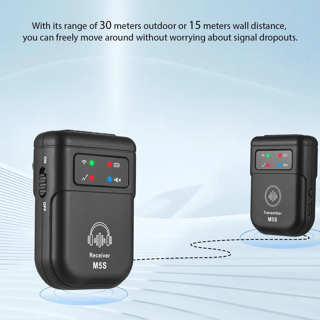 Sistema IEM Wireless per Band 2.4G - Latenza Zero per Live e Prova Studio - 1