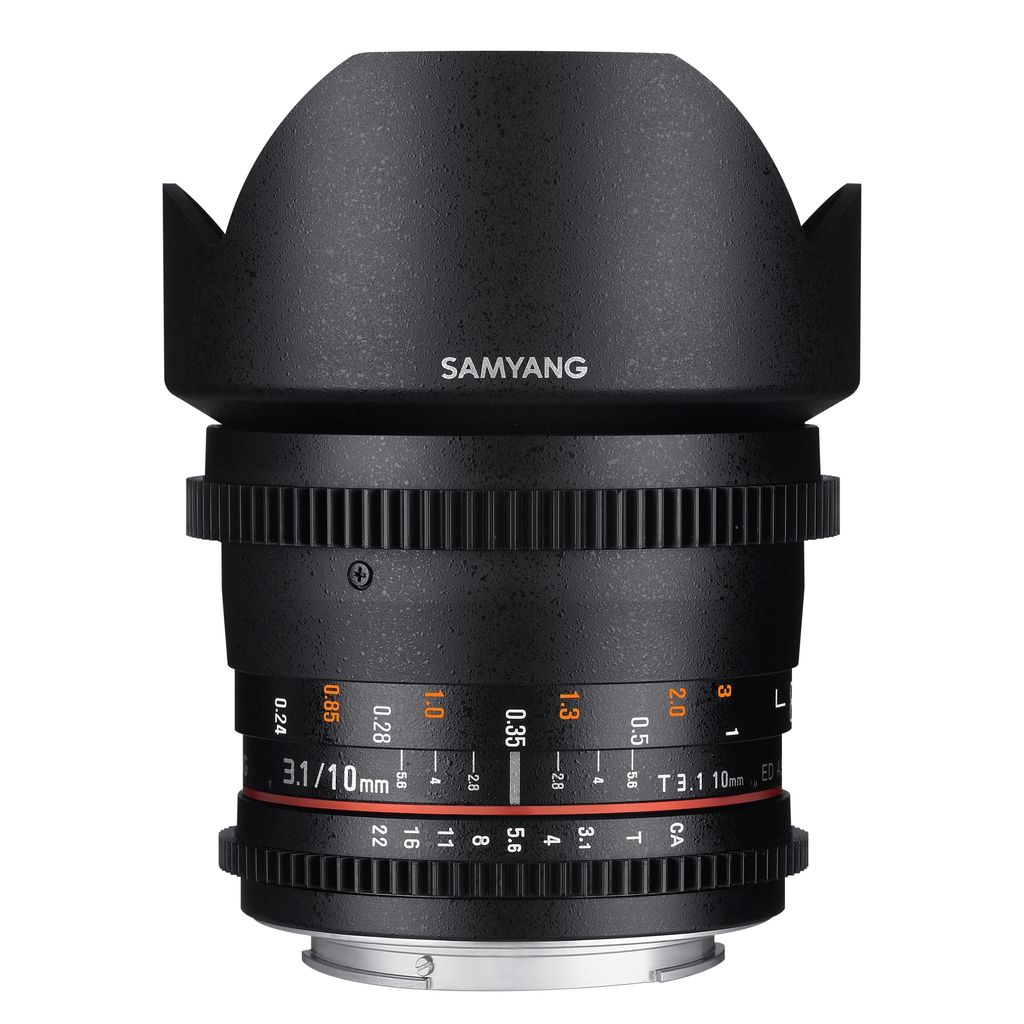 Samyang 10mm T3.1 VDSLR ED AS NCS CS II, Ultra szeroki Zdjęcie produktu 