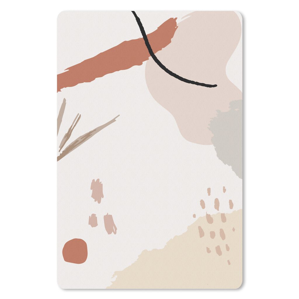 MuchoWow Mauspad Mousepad Sommer - Abstrakt - Spot 40x60 cm - Mousepads - Maus Mat - Pad - Mausunterlage - Schreibtisch Accesoire