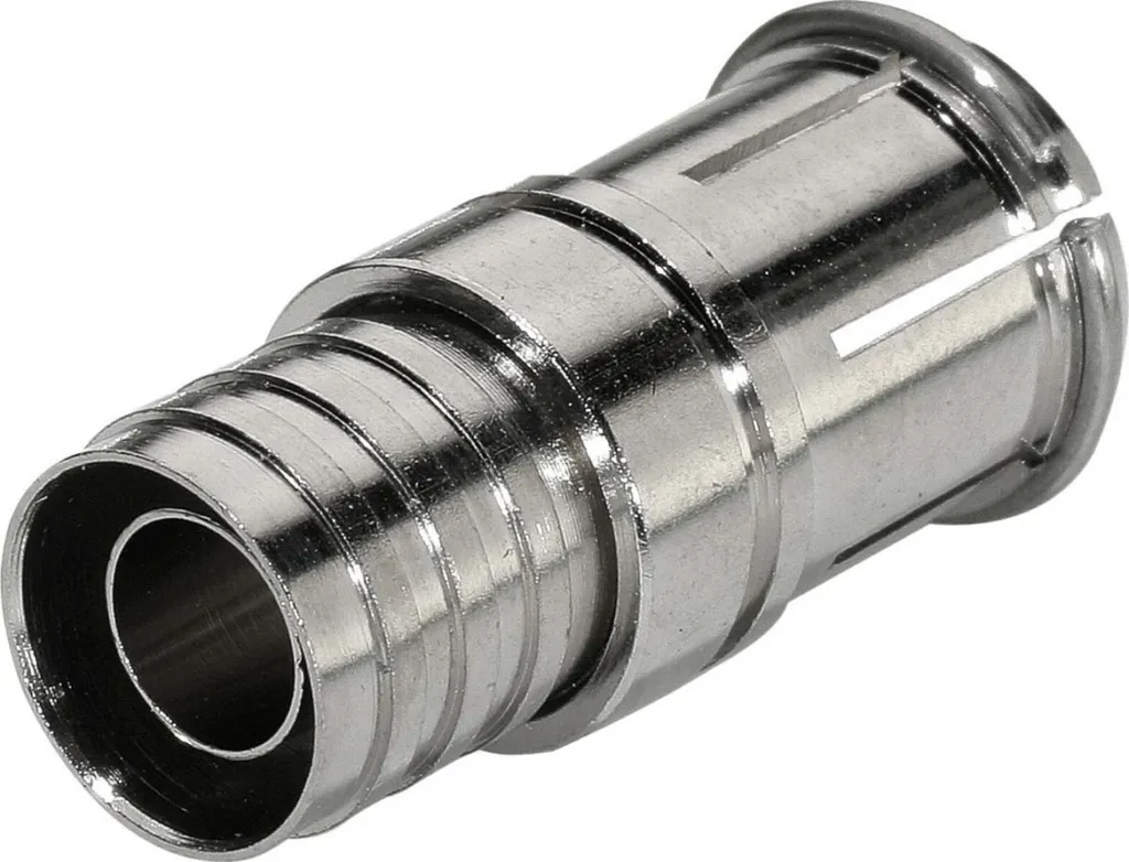 Connecteur coaxial F-Quick DV 95 Wisi à sertir pour câble d'antenne