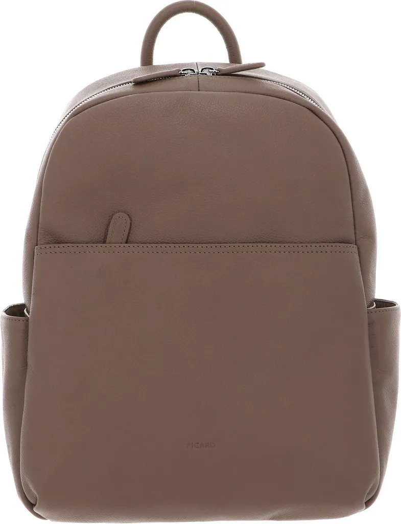 Sac à dos ordinateur portable Luis Business en cuir taupe de PICARD