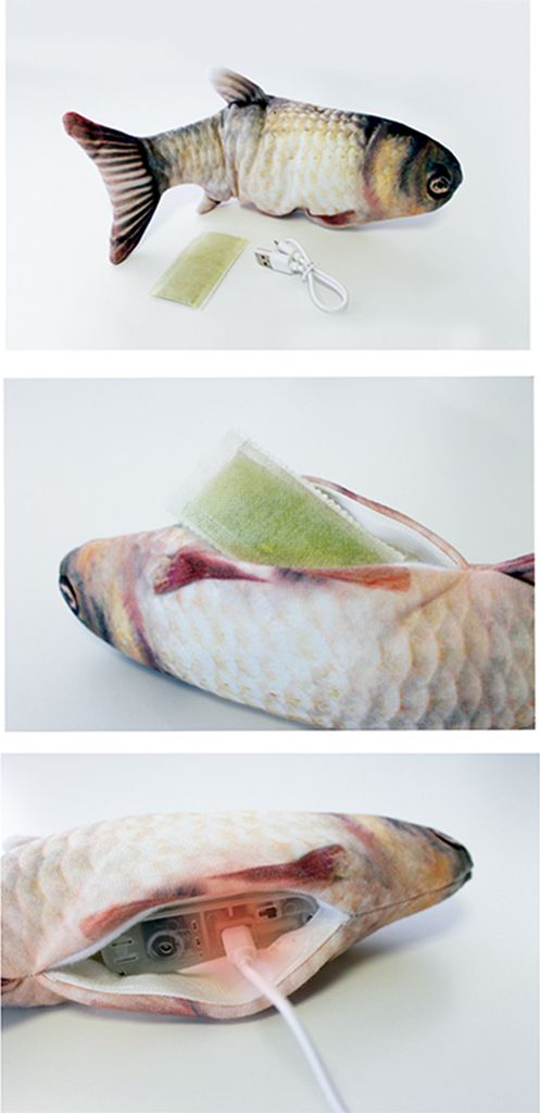 Hračka pre mačky Magic Fish s mačacou mätou, krúti sa ako Obrázok produktu 7