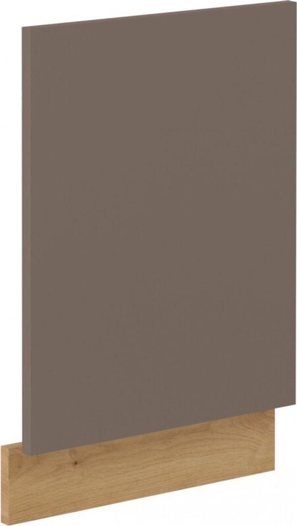 Tür für Einbau-Geschirrspüler BALIJA – 45 x 57 cm, Trüffelgrau / Eiche Artisan