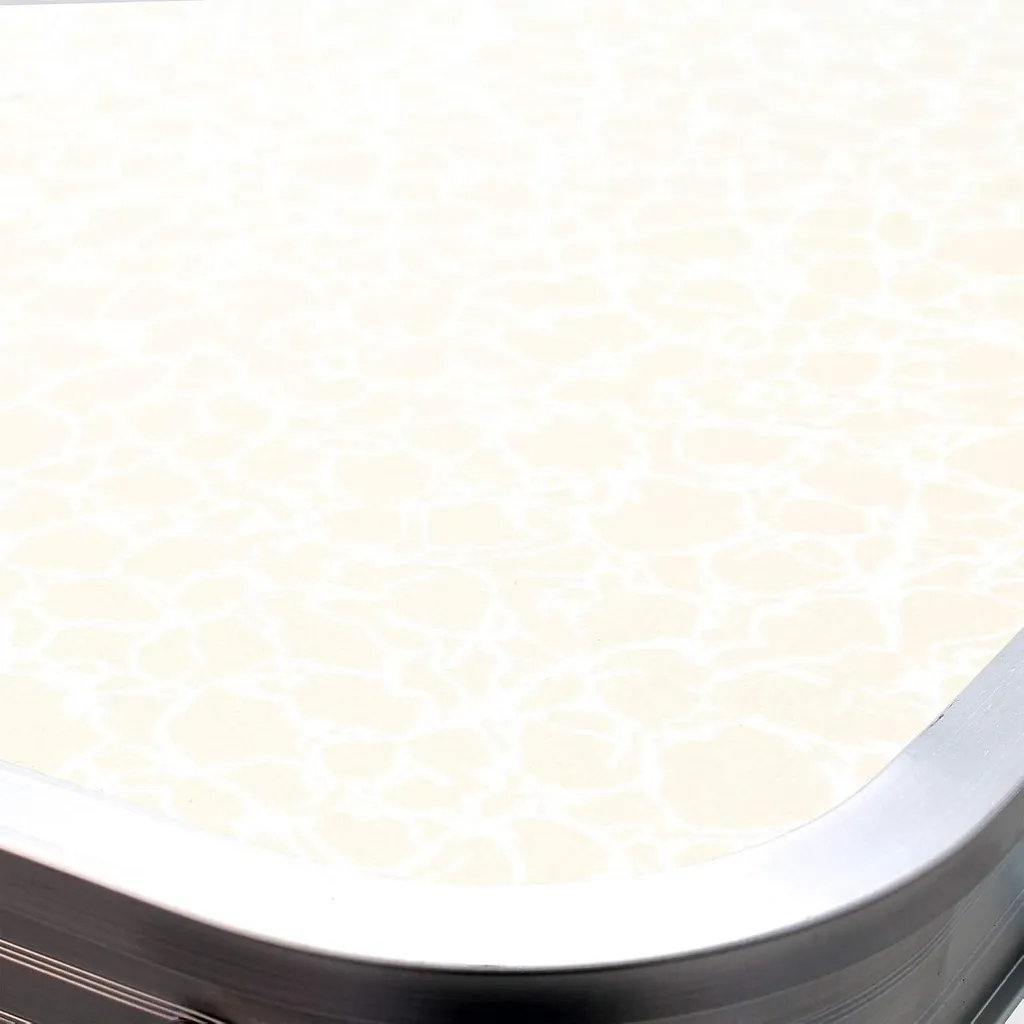 Table aluminium réglable 120 cm pliante avec plateau MDF robuste - 7