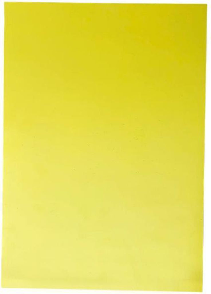 Magnetfolie DIN A4 zum Beschriften und Zuschneiden für Magnettafel, Kühlschrank, Whiteboard (gelb)