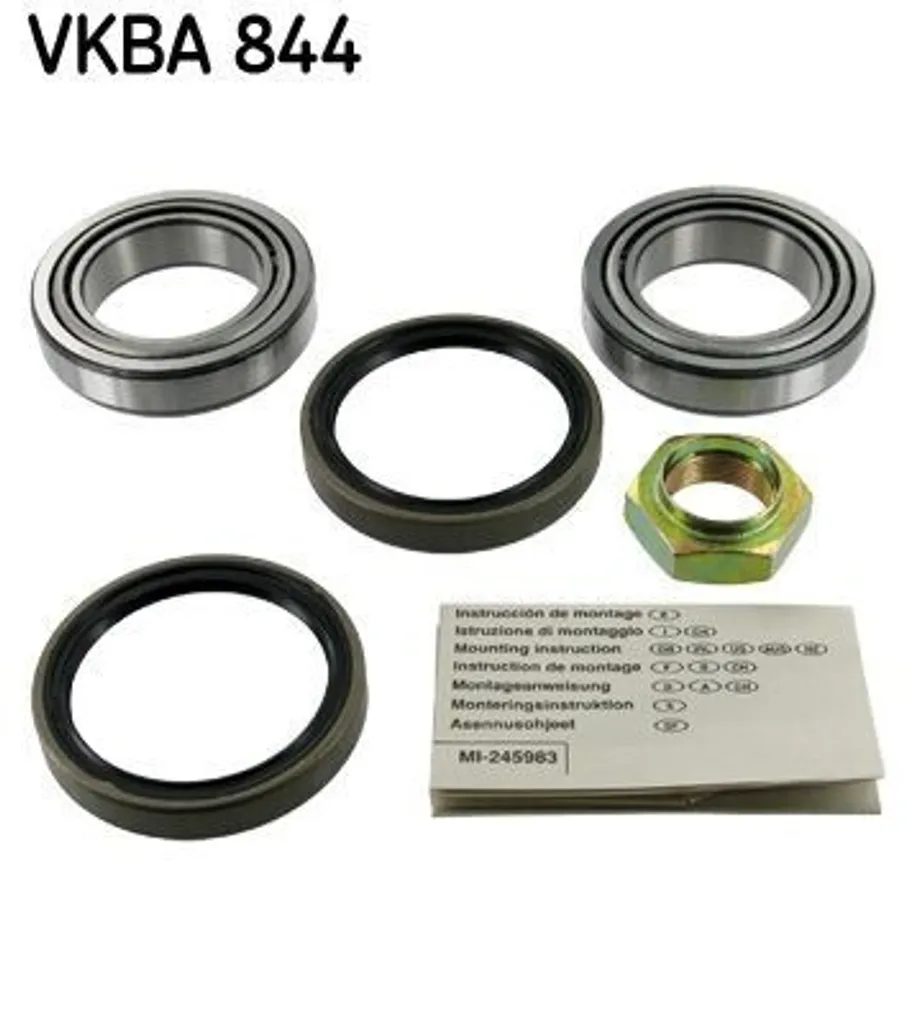 Roulement de roue avant SKF VKBA 844 robuste avec étanchéité renforcée