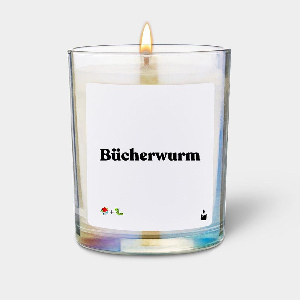 ChattyCandles Duftkerze Rainbow Flowery Bücherwurm