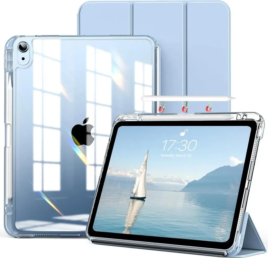 OFFERTA Cover Magnetica iPad Pro 12.9 Blu - Custodia Smart 2018-2021