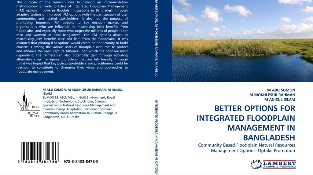 Better Options For Integrated Floodplain Management In Bangladesh