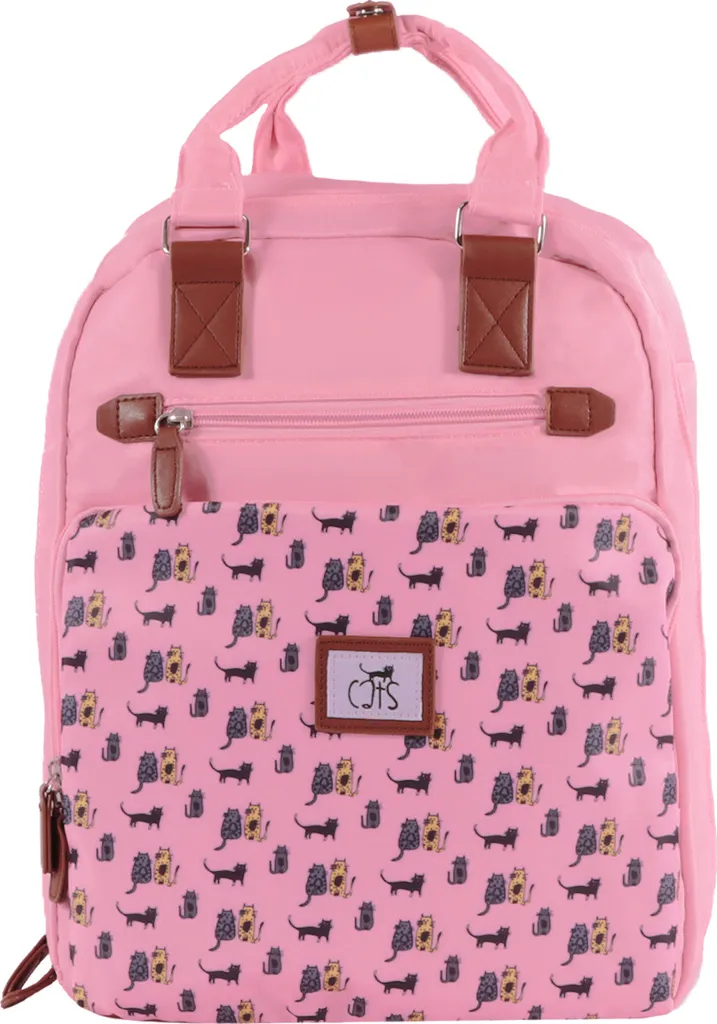 Zaino Porta PC Donna Biggdesign Rosa Impermeabile e Resistente