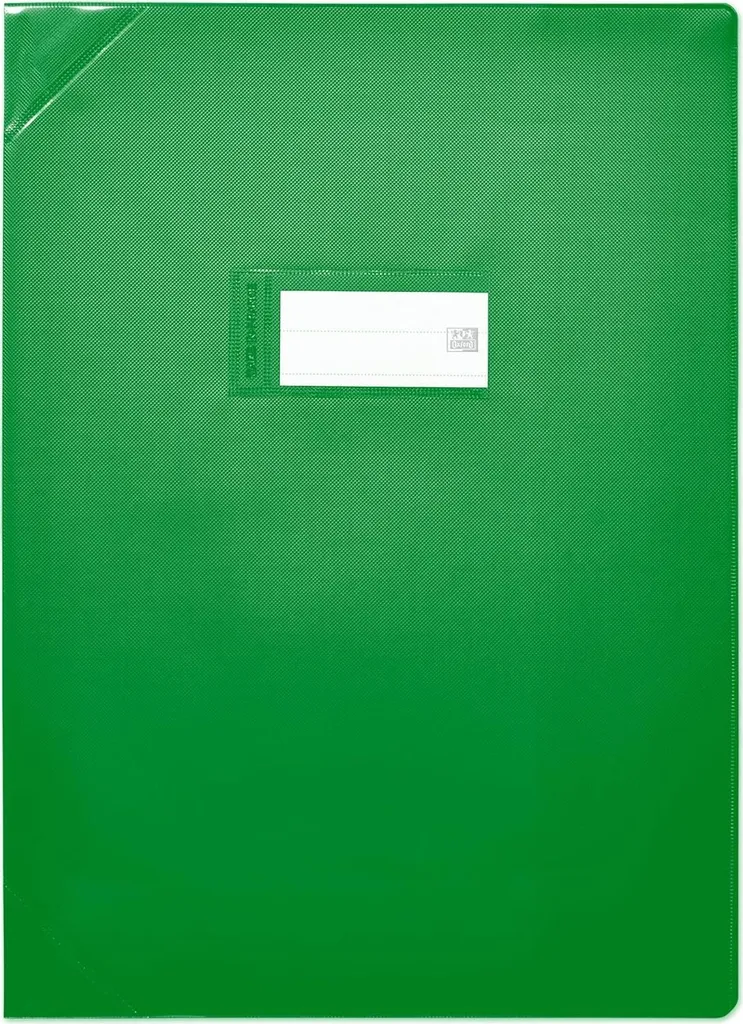 Protège-cahier 24x32 cm Vert ELBA STRONG LINE - Couverture PVC de Qualité