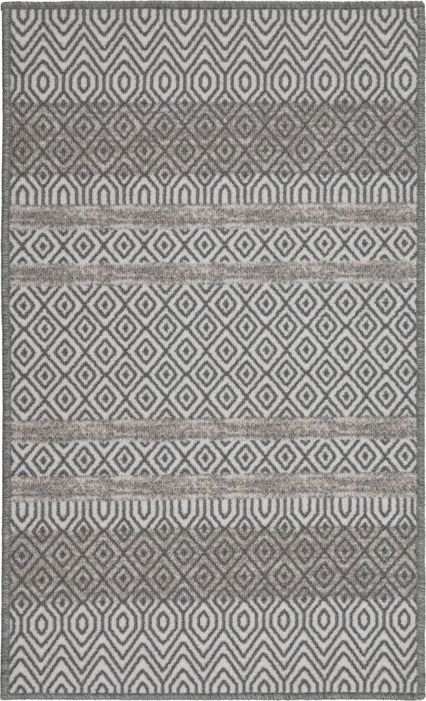 Teppich Läufer Flur - 60x100 cm - Grau - Rutschfest - Produktbild 