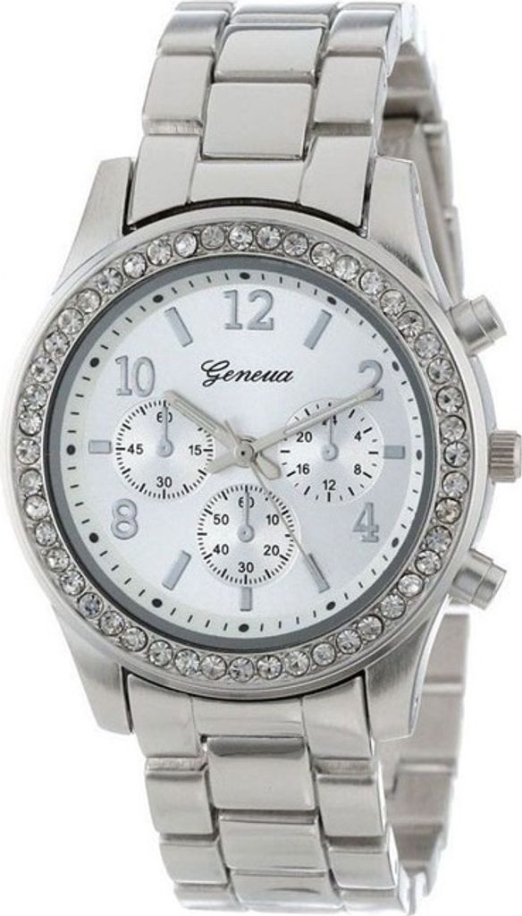 Montre QU-2467 Argenté pour Femmes - Élégance Moderne Image du produit 