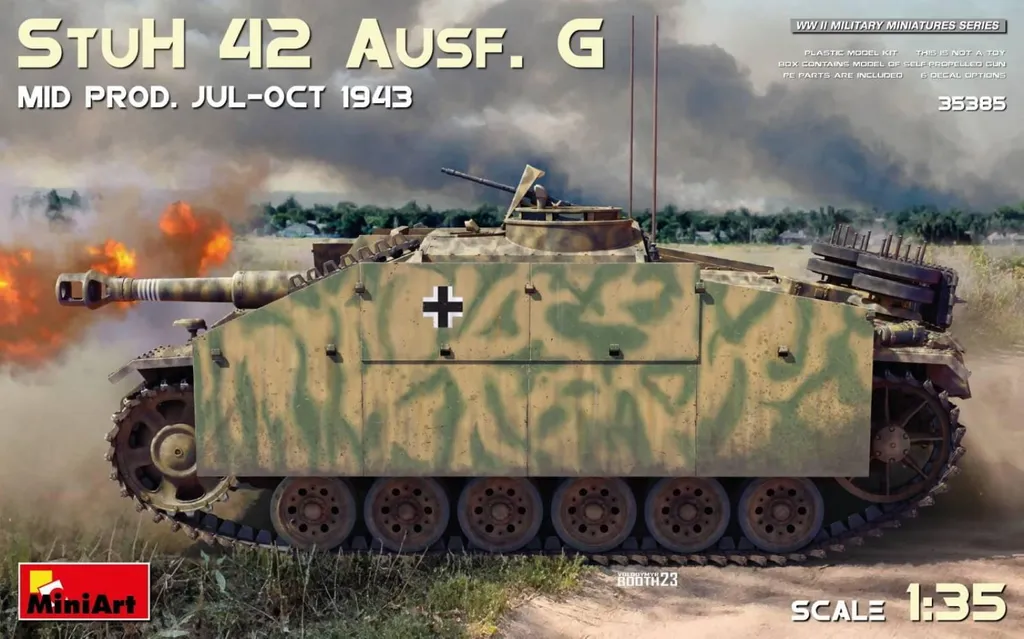 Diorama Militaire StuH 42 Ausf. G 1:35 - Maquette pour Scène de 1943