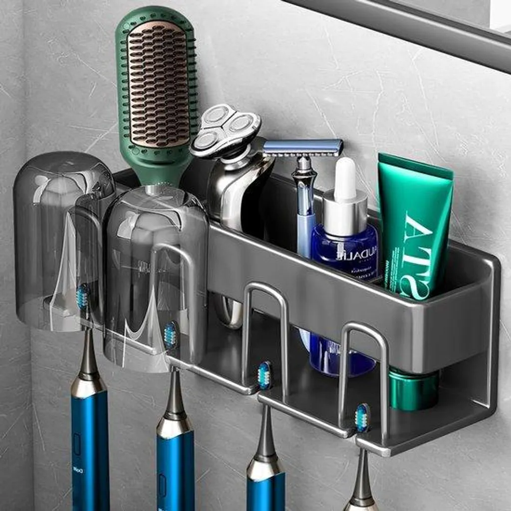 Étagère de douche murale en aluminium sans perçage pour enfants et pro