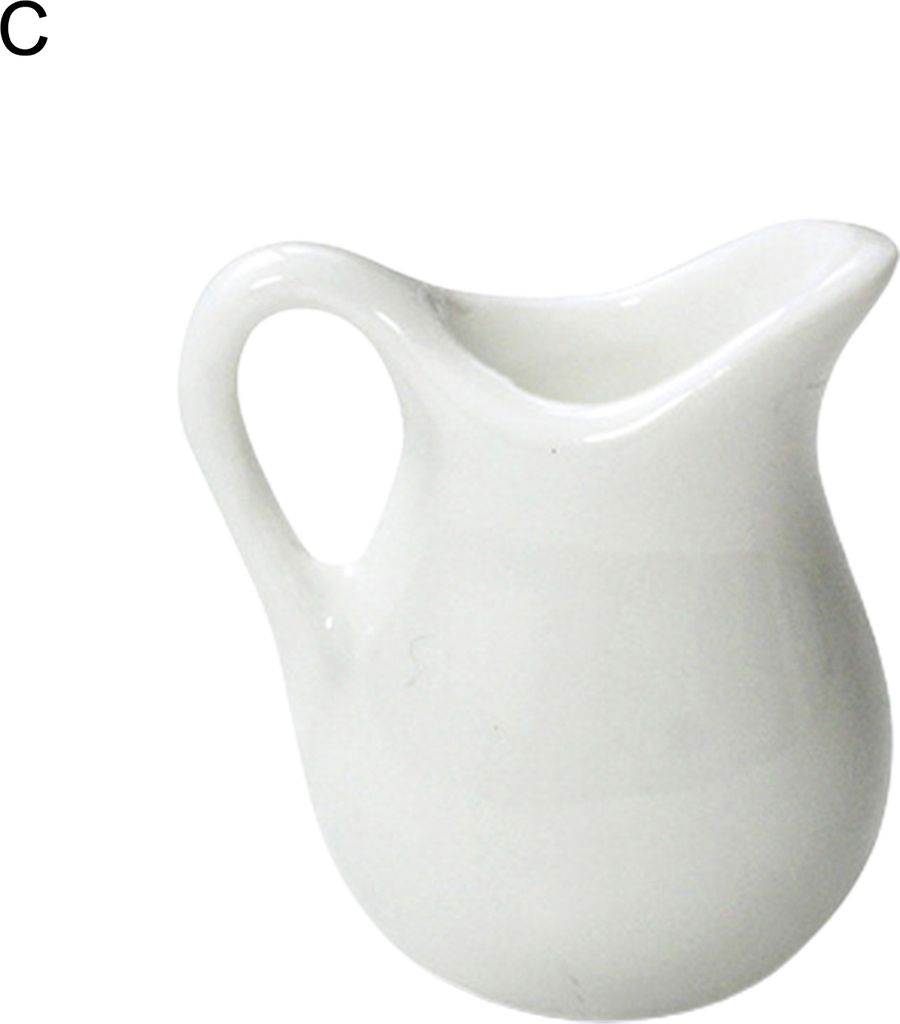 Dollhouse Vase High Simulationsdekoration Keramik Mini Blumentöpfe Dollhouse Accessoires für Gartenszene-C